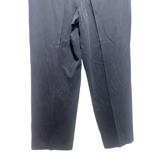 Tommy Bahama Silk Pleated Pants Mens Size 36x32 Black Relaxed fit Golf Preppy - Picture 6 of 13